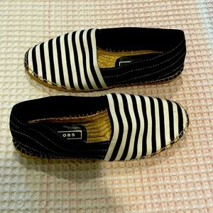 Marc Jacob black and white espadrille size 8